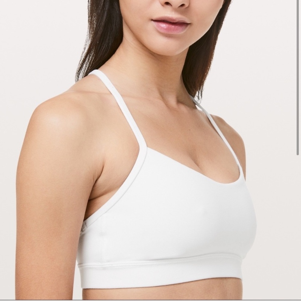 Lululemon Flow Y Bra White